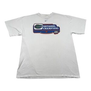 Florida Gators Shirt Mens XL White NCAA Basketball National Champions 2006 Nike